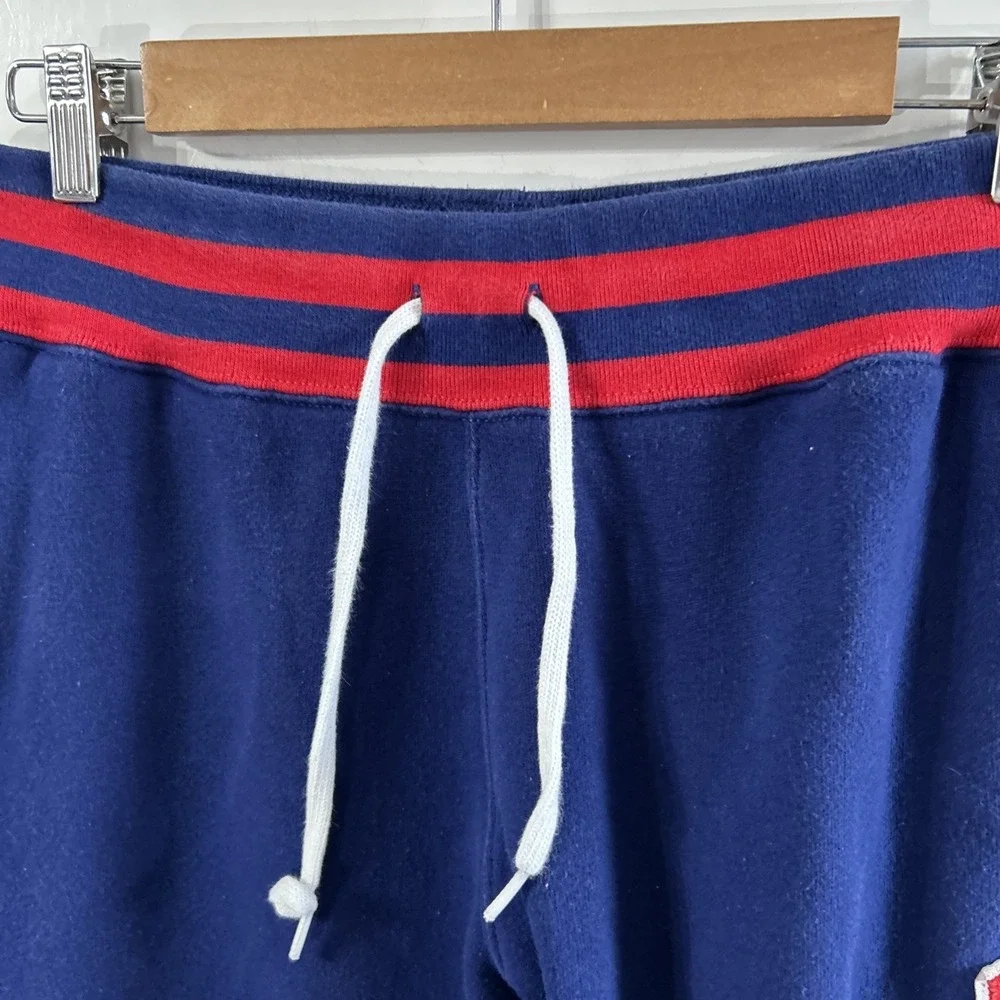 Polo Ralph Lauren Mens Sz Small Blue  Joggers Sweatpants P Logo Blue Red
